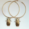 Earrings «Can Fly» (scarab)