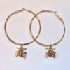 Earrings «Can Fly» (scarab)